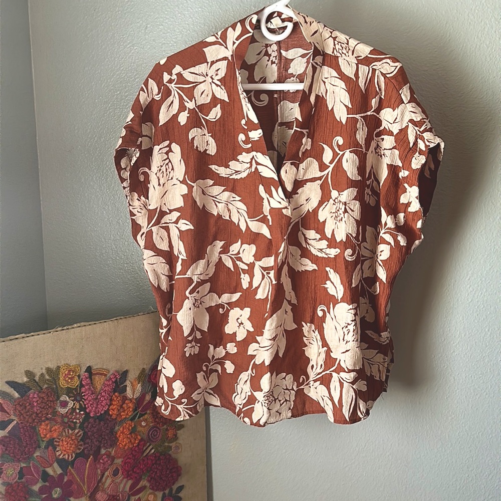 NEW Women’s Bohemian BoHo throw on Top shirt M Medium Boutique Autumn Fall